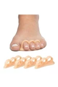 Ayak Çekiç Parmak 3 Parmağa Geçen Çekiç Koruyucu Makaralı 1 Çift Silikon Yastıklı - 6