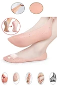 Yumuşak Silikon Rahatlatıcı Patik Çorap Patik (ÇİFT) Topuk Çatlak Giderici Ayak Bakım Aleti Ayak thumbnail 1