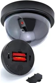 Sahte Güvenlik Kamerası Kablosuz Taklit Kamera Caydırıcı Kamera Dome Kamera Hırsız Caydırıcı Kamera - 1