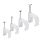 Powermaster PM-17654 7 Numara Çelik Çevik Çivili 16 mm Kroşe 4X10 Antigron Kablolar İçin 100 Adet - 2