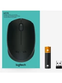 Logitech M171 USB Alıcılı Kablosuz Kompakt Mouse - Siyah - 9