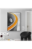 Tablomtr Metal Çerçeveli Gerçek Camlı Tablo Mandoul 1li Set - 1