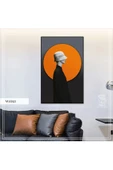 Tablomtr Metal Çerçeveli Gerçek Camlı Tablo Weird TekliSet - 1