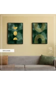 Tablomtr Metal Çerçeveli Gerçek Camlı Tablo Afficher 2 liSet - 1