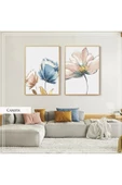 Tablomtr Metal Çerçeveli Gerçek Camlı Tablo CanetaB 2 liSet - 1