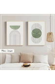 Tablomtr Metal Çerçeveli Gerçek Camlı Tablo Landyon 2 Li Set - 1