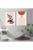 Tablomtr Metal Çerçeveli Gerçek Camlı Tablo Lemosty 2 liSet - 1