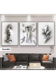 Tablomtr Metal Çerçeveli Gerçek Camlı Tablo Amiable 3 Lü Set - 2