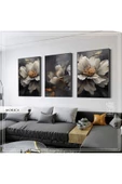 Tablomtr Metal Çerçeveli Gerçek Camlı Tablo Morica 3 Lü Set - 1