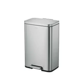 25L+20L EKO Paslanmaz Çelik Pedallı Atık Kutusu EK9361MMT - 1