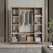 Arya 4 Kapaklı Gardrop Tamamı Mdf( Atlas Çam Beyaz ) - 3