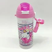 Beautiful Unicorn Temalı Pipetli Askılı Suluk Matara 610 Ml. - 3