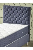 Beehanem Simge 90x190 Tek Kişilik (Baza+Başlık+Yatak) 3Lü Set (Babyace İndigo) - 4