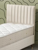 Beehanem Ezgi 90x190 Tek Kişilik (Baza+Başlık+Yatak) 3 Lü Set (BabyFace Krem) - 4