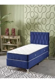 Beehanem 90x190 Tek Kişilik (Baza+Başlık+Yatak) 3 Lü Set (Krem) - 1