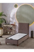 Beehanem Ezgi 90x190 Tek Kişilik (BAZA BAŞLIK) 2 Li Set (BABYFACE KAHVE) - 1