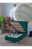 Beehanem Almula 90x190 Tek Kişilik (Baza+Başlık) 2 Li Set (Yeşil) - 2