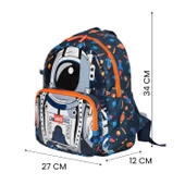 Wia 2 Bölmeli Astronot Anaokulu Sırt Çantası (WB-1062) thumbnail 5