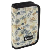 Okapi İki Kapaklı Kalemlik Desenli / OKP-123/AS thumbnail 4