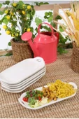 2 Adet Tavuk Dünyası Model Servis Tabağı Sunum Tabağı 34x16 cm - 1