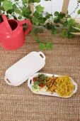 2 Adet Tavuk Dünyası Model Servis Tabağı Sunum Tabağı 34x16 cm - 5