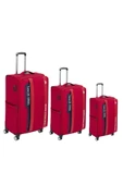 U.S. Polo Assn. PLVLZ24033A Kumaş Valiz Büyük Boy - 3'Lü Set - 1
