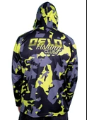 Oslo Performans Balıkçı T-Shirt Kapüşonlu Yellow Camo - 4