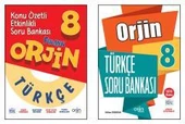 Orjin 8. Sınıf Türkçe Konu Özetli Etkinlikli Soru Bankası +Soru Bankası - 1