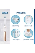 Oral-B Genius x Luxe Edition Yapay Zeka Destekli Şarj Edilebilir Diş Fırçası Rosegold + Seyahat Kabı - 3
