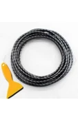 TRENDLIFEOTO Damalı Trim Fitilli Yeni Nesil Araç Içi Ip Şerit Balık Sırtı Nikelajlı 5 Metre thumbnail 1