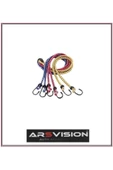 ARSVİSİON AUTO ACCESSORIES Bagaj Gergi Ahtapot Lastiği Kancalı Bisiklet Lastik Kalın 5 Adet 80 Cm - 2