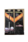 ARSVİSİON Oto Araç Anten Gümüş Gri Alüminyum Anten Çubuğu Spor Model - 1