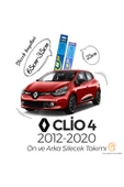 Rbw Renault Clio 4 Ön Ve Arka Silecek Seti (2012-2020) thumbnail 1