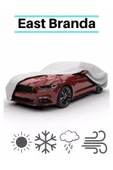ARSVİSİON AUTO ACCESSORIES Branda Premium Lüks Kalite Fiat Egea Sedan Miflonlu Oto Brandası Örtüsü Uyumlu - 1