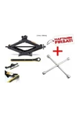 ARS Akardion Kriko Cırcırlı Makas Tip 1,5 Ton + 4 Lü Bijon Anahtarı Set - 1