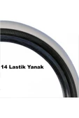 Universal Atlas Lyon Lastik Yanağı Beyaz - Siyah Yanak 14jant - 3