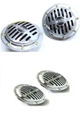 ARSVİSİON AUTO ACCESSORIES Hella Tip Korna Süper Ton 12 V Uyumlu Nikelajlı Korna 4 Adet Yüksek Ses - 1