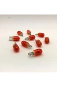 İncirOTO 12v T10 W5w Dipsiz Park Gösterge Ampulü 10 Adet Turuncu Dipsiz Park Ampulu Turuncu Uyumlu thumbnail 1