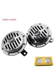ARSVİSİON AUTO ACCESSORIES Hella Tip Korna Süper Ton 12 V Uyumlu Nikelajlı Korna 4 Adet Yüksek Ses - 3