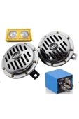 ARSVİSİON AUTO ACCESSORIES Hella Korna Namı Değer Koca Kafa Röle Krom 12v - 2