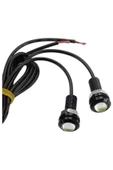 ARSVİSİON AUTO ACCESSORIES Ayna Altı Beyaz Led Kartal Gözü Civatalı Pra - 1