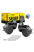 Seger Arsvision 12v Dadat Korna Takımı Salyangoz Tip Çift Fişli + Titreyen '' Aynı Gün Kargo '' - 1