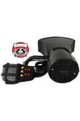 ARS 7 Sesli Mikrofonlu Megafon Siren 100 Watt Yüksek Sesli 12 Volt Dat Dat - 1