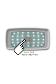 Sanel Led Lamba 12v 34 Ledli Iç Aydınlatma Dokunmatik Sıcak Beyaz - 1