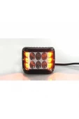 Carub 12 Ledli 36watt Çakarlı Projektör Lamba - 1