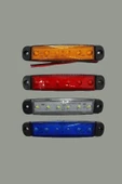 T.A.S. 10 Adet 6 Ledli Parmak Led Lamba 24v Sarı (E Belgeli) - 2