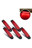 Emr Dorse Parmak Lamba 12 -24 Volt 6 Ledli (kırmızı Renk) 10 Adet Parmak Led Dorse Kamyon Led Lamba - 1