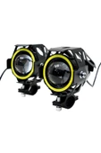 ARSVİSİON AUTO ACCESSORIES Motosiklet Sis Farı U7 Led Uyumlu Mercekli 2 Adet - 1
