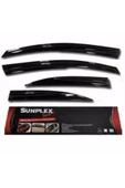 SUNPLEX Peugeot 301 Mugen Sport Style Cam Rüzgarlığı Ön Arka Takım 4'lü - 1