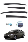 SUNPLEX Ford Focus 3-3,5 2011 Sonrası Araca Özel Cam Rüzgarlığı Marka Mugen 4'lü - 1